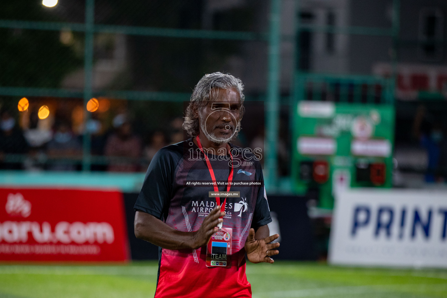 Prison Club vs MACL in the Quarter Finals of Club Maldives 2021 held at Hulhumale;, on 12th December 2021 Photos: Ismail Thoriq / images.mv