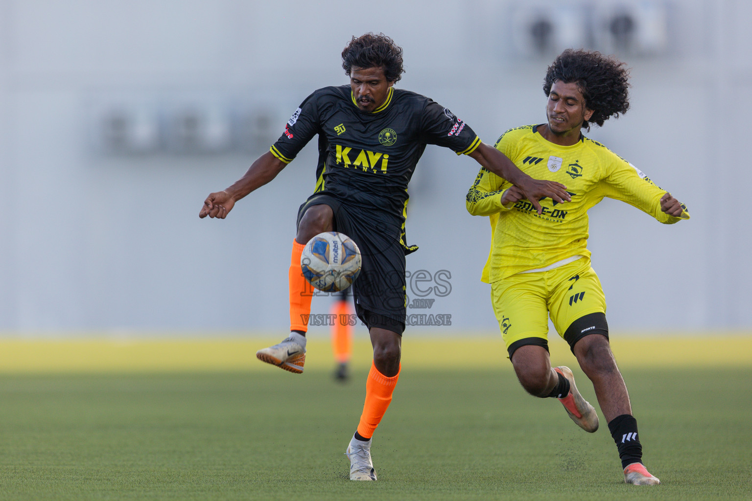 Velaa Sports Club vs Team Middle East in Day 3 of Eydhafushi Cup 2025 held in Eydhafushi Football Stadium at B. Eydhafushi, Maldives on Sunday, 7th September 2025.