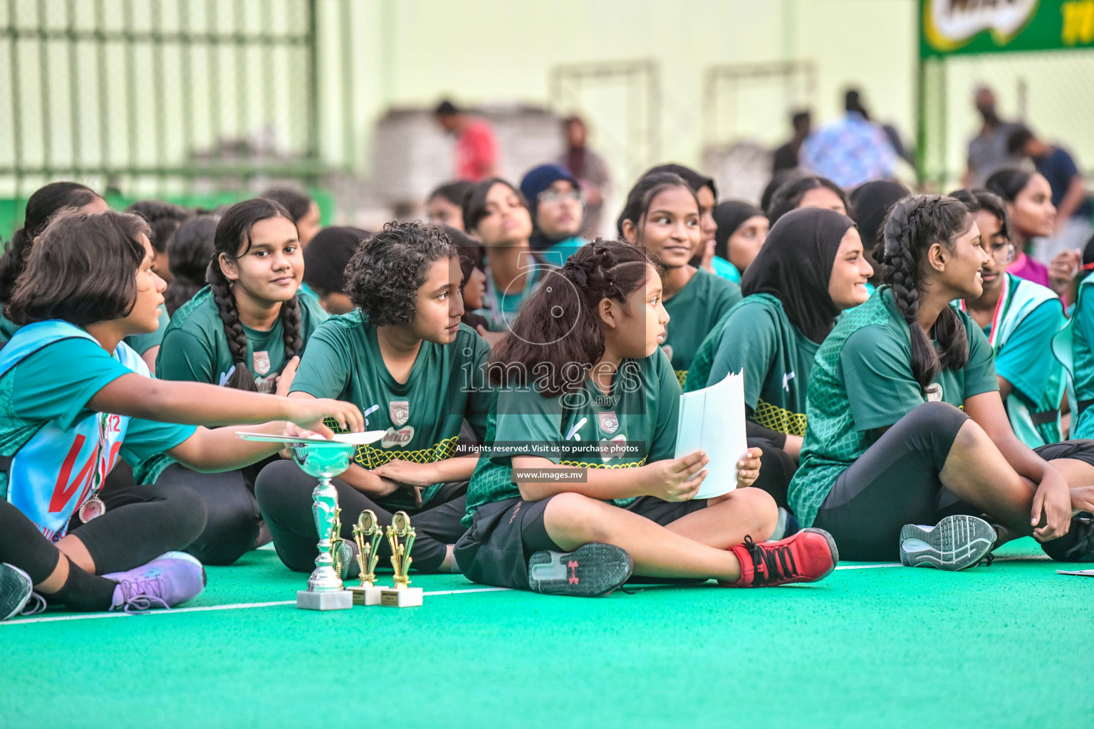 Final of Junior Netball Championship 2022 held in Male', Maldives on 19th March 2022. Photos by Nausham Waheed