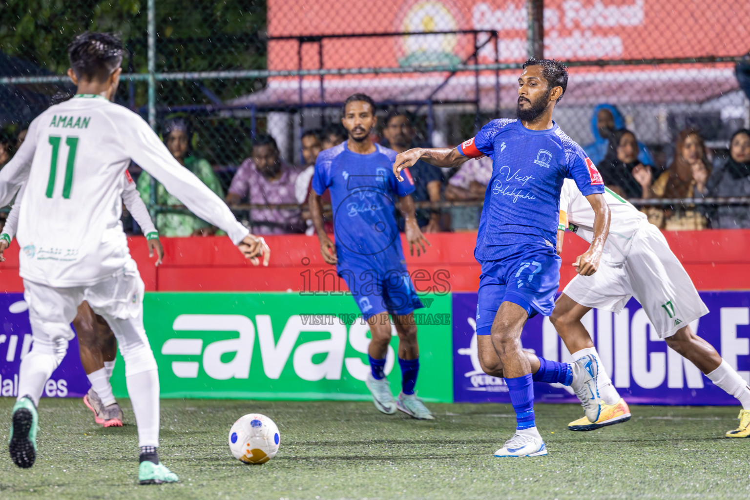 Sh Bileffahi vs Sh Narudhoo in Day 6 of Golden Futsal Challenge 2025 on Friday, 6th January 2025, in Hulhumale', Maldives
Photos: Ismail Thoriq / images.mv