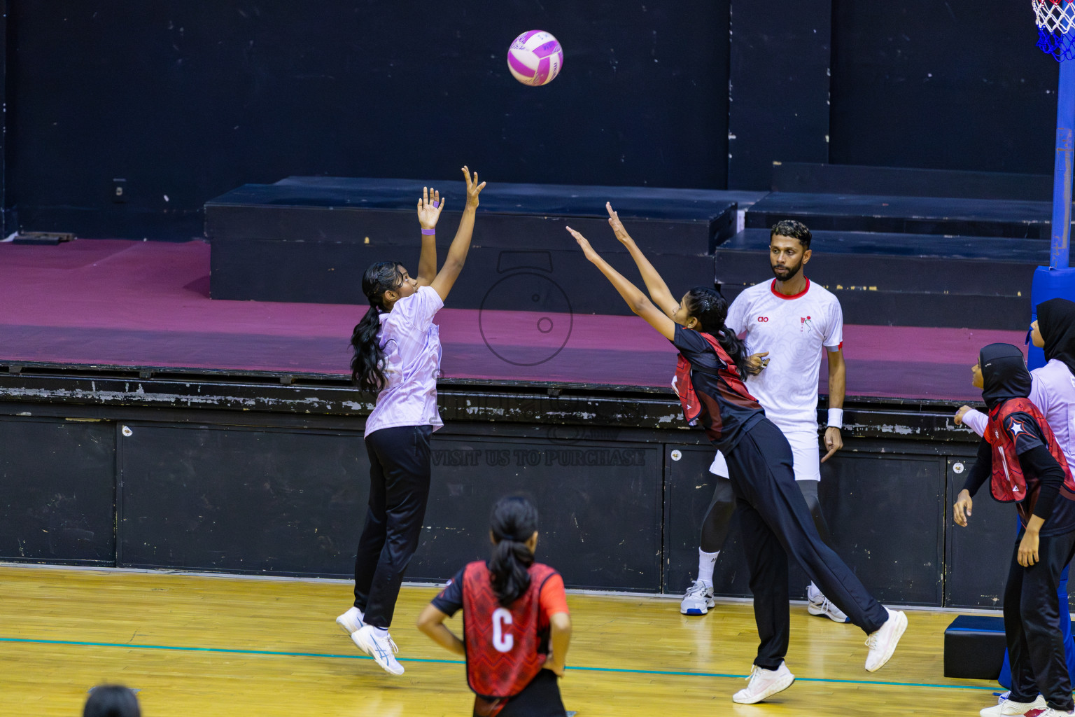 Day 9 of 26th Inter-School Netball Tournament 2025 was held in Social Center Indoor Hall on Sunday, 27th October 2025. Photos: Areef Adam / images.mv