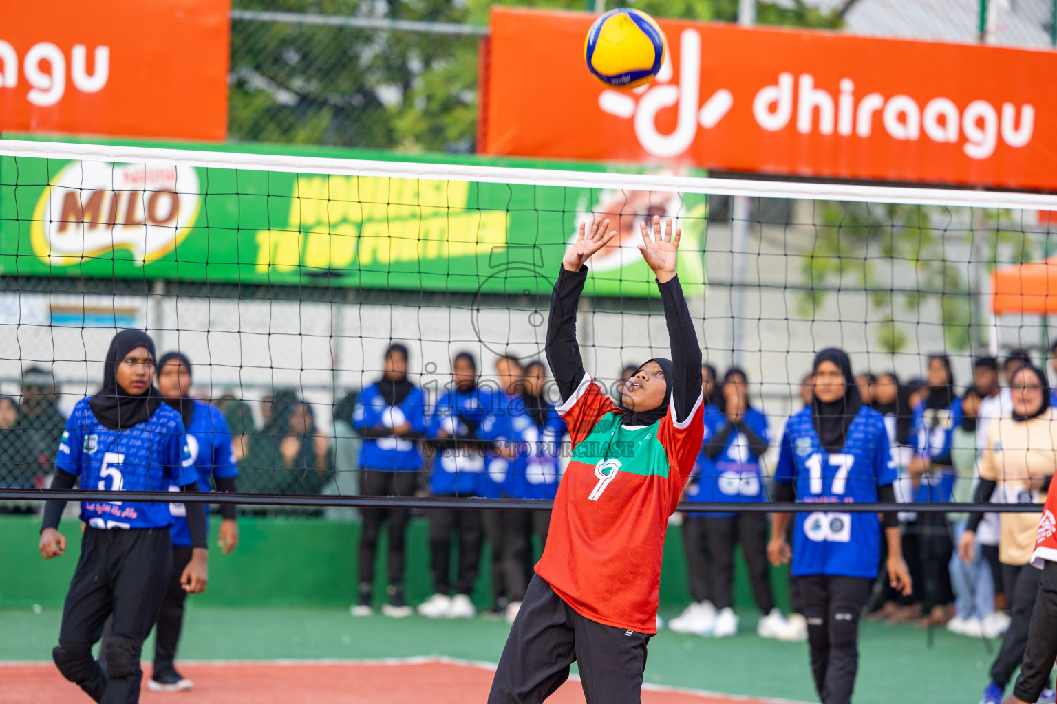 Day 6 of Interschool Volleyball Tournament 2024 was held in Ekuveni Volleyball Court at Male', Maldives on Thursday, 28th November 2024.
Photos: Ismail Thoriq / images.mv