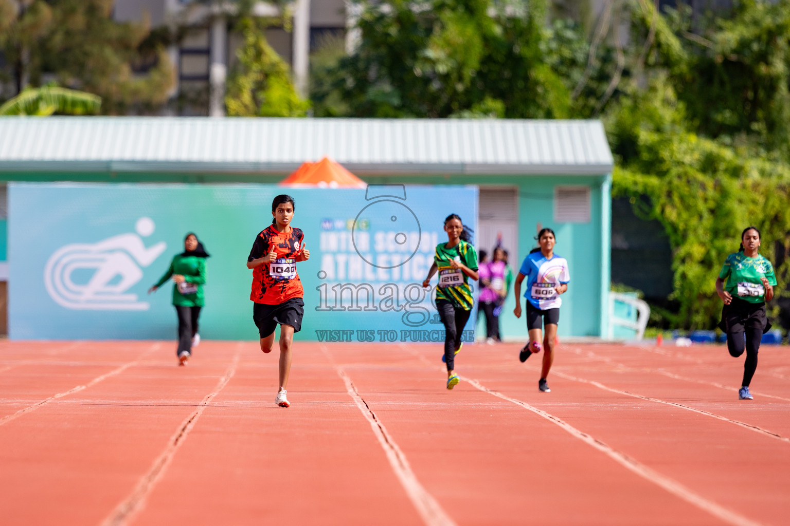 Day 3 of MWSC Interschool Athletics Championships 2024 held in Hulhumale Running Track, Hulhumale, Maldives on Monday, 11th November 2024. 
Photos by: Hassan Simah / Images.mv