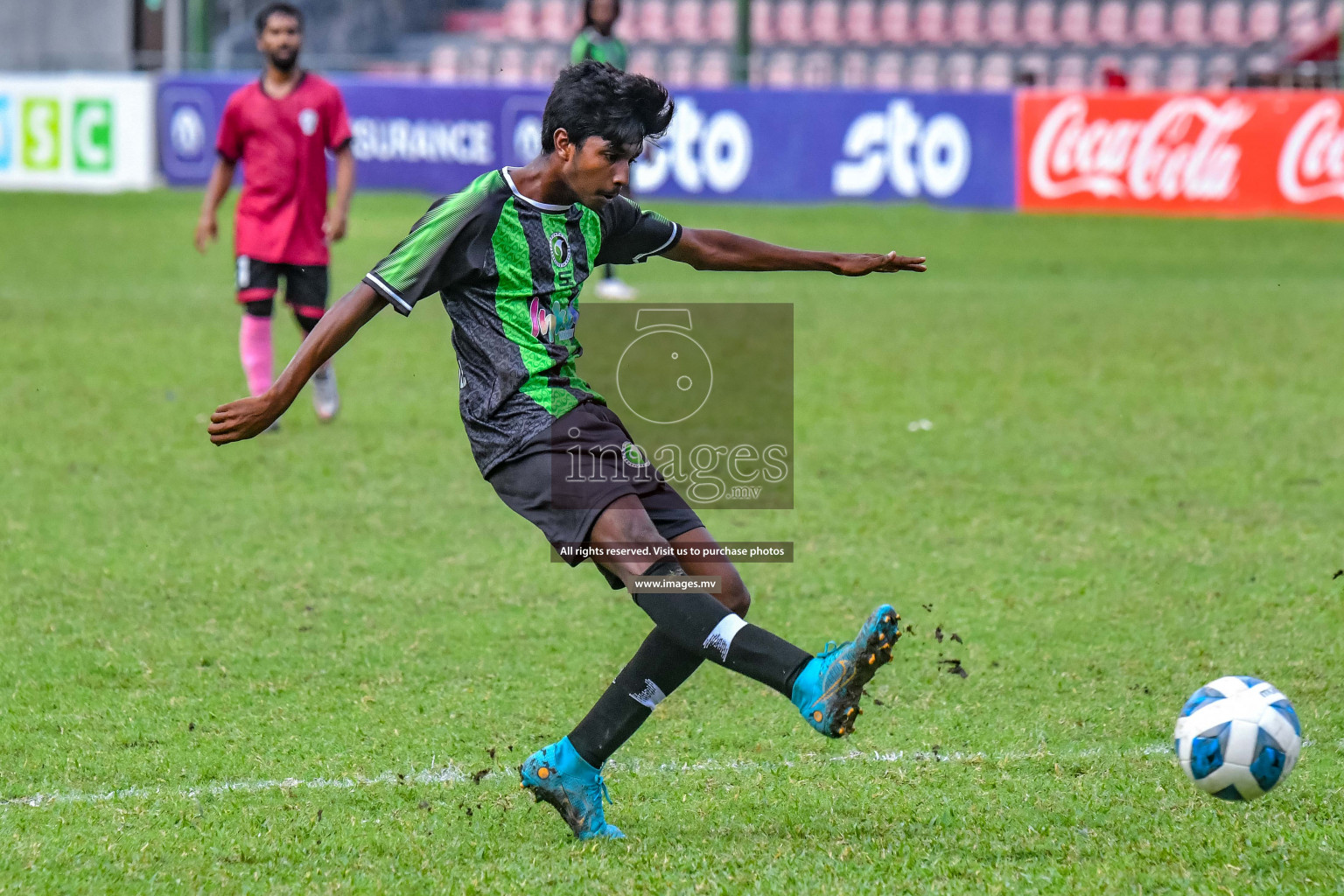 JJ Sports Club vs Capital City Sports Club  in the 2nd Division 2022 on 30thJuly 2022, held in National Football Stadium, Male', Maldives Photos: Nausham Waheed / Images.mv