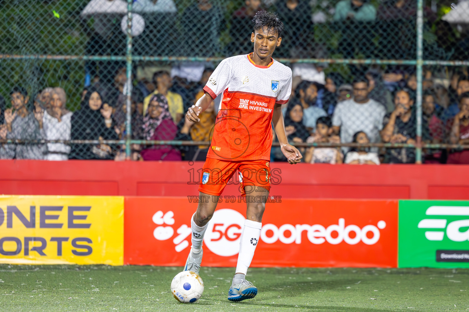 AA Mathiveri vs AA Thoddoo in Zone Round on Day 27 of Golden Futsal Challenge 2025 was held on Friday , 31st January 2025, in Hulhumale', Maldives. Photos: Ismail Thoriq / images.mv