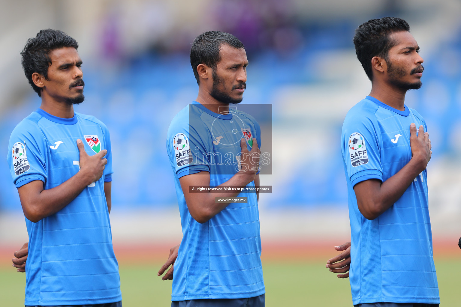 Lebanon vs Maldives in SAFF Championship 2023 held in Sree Kanteerava Stadium, Bengaluru, India, on Tuesday, 28th June 2023. Photos: Nausham Waheed, Hassan Simah / images.mv