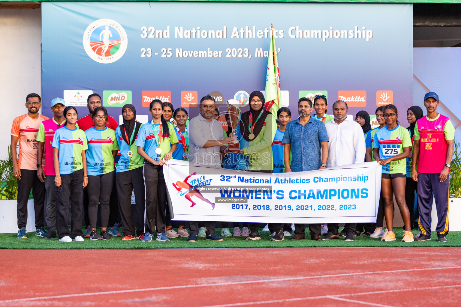 Day 3 of National Athletics Championship 2023 was held in Ekuveni Track at Male', Maldives on Saturday, 25th November 2023. Photos: Nausham Waheed / images.mv