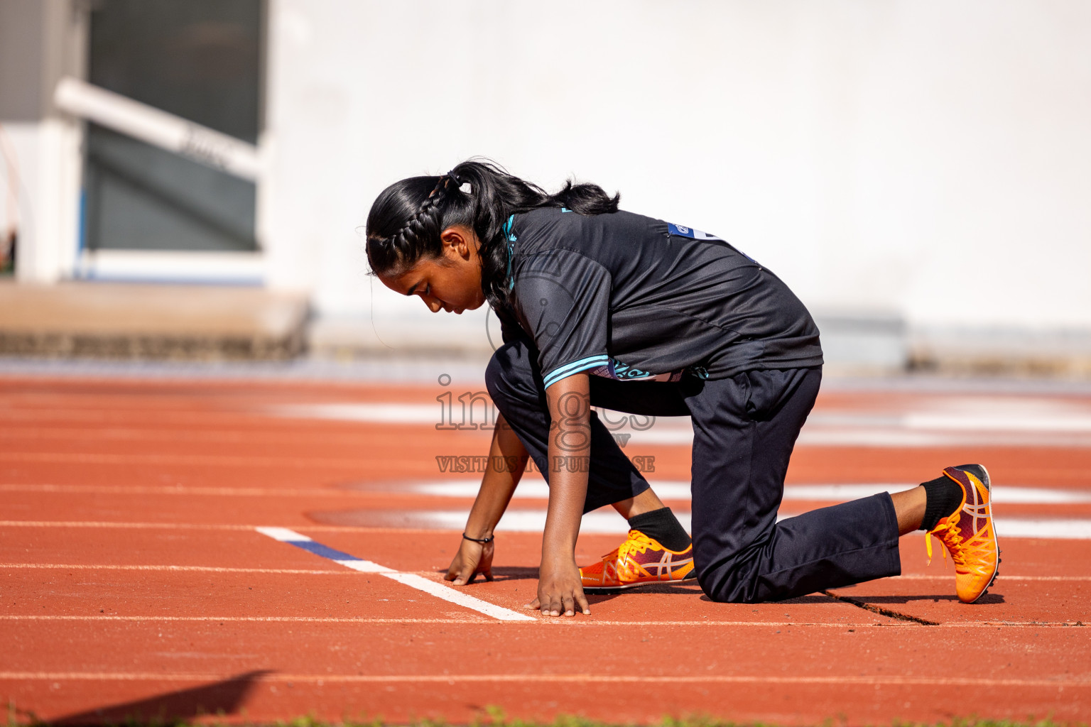 Day 2 of MWSC Interschool Athletics Championships 2024 held in Hulhumale Running Track, Hulhumale, Maldives on Sunday, 10th November 2024. 
Photos by:  Hassan Simah / Images.mv