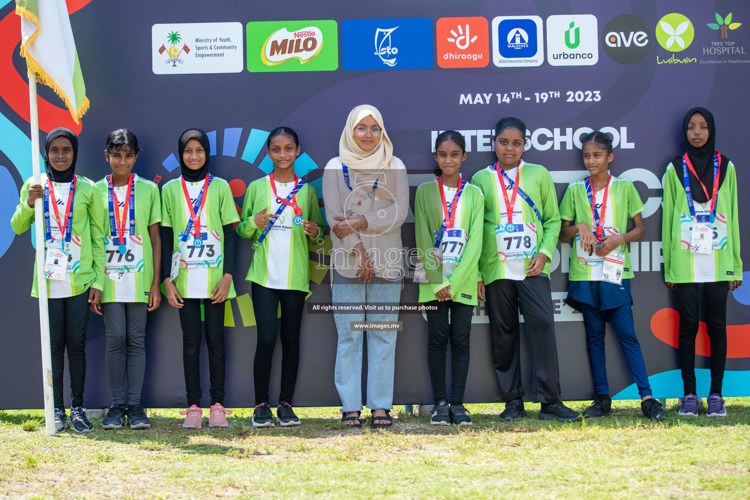 Day four of Inter School Athletics Championship 2023 was held at Hulhumale' Running Track at Hulhumale', Maldives on Wednesday, 18th May 2023. Photos:  Nausham Waheed / images.mv