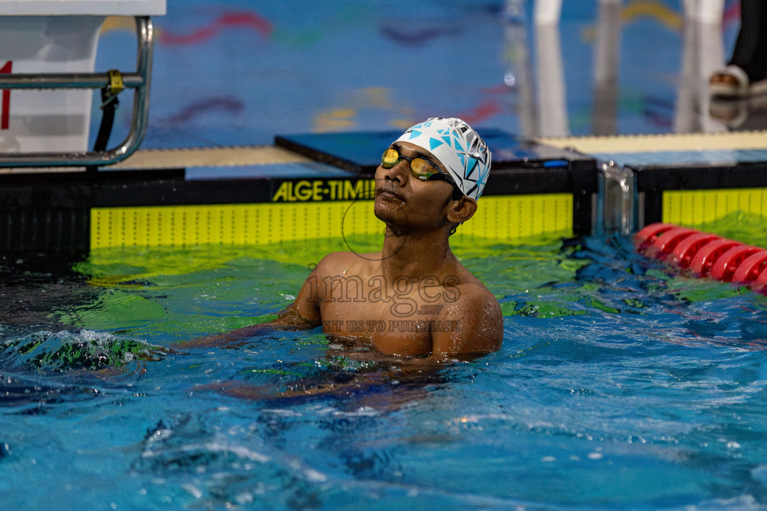 Day 2 of National Swimming Competition 2024 held in Hulhumale', Maldives on Saturday, 14th December 2024. Photos: Hassan Simah / images.mv