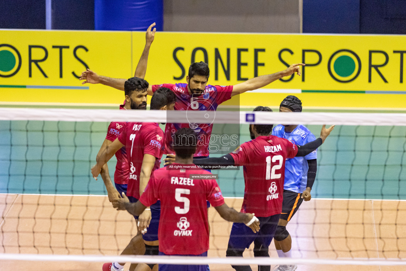 Sports Club City vs Dhivehi Sifainge Club in the Finals of National Volleyball Tournament 2022 on Thursday, 07th July 2022, held in Social Center, Male', Maldives