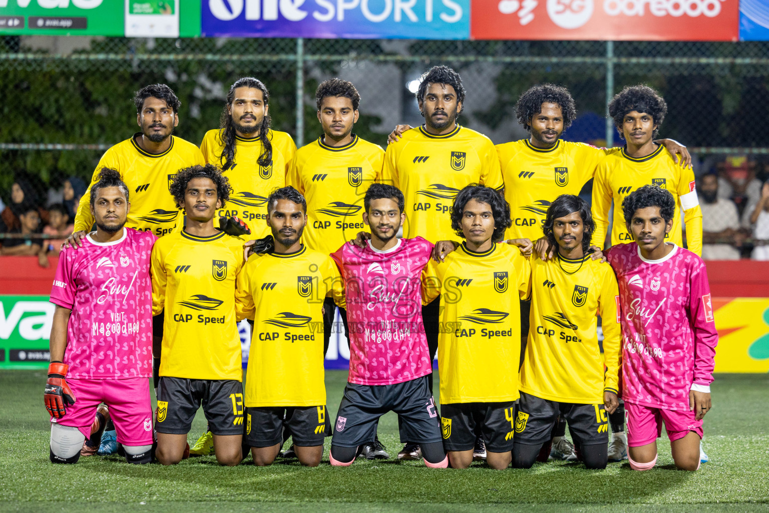 F. Biledhoo VS F. Magoodhoo in Day 7 of Golden Futsal Challenge 2025 was held on Saturday, 11th January 2025, in Hulhumale', Maldives Photos: Hassan Simah / images.mv