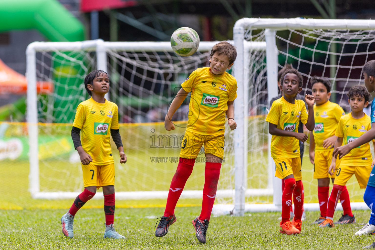 Day 2 of MILO Kids Football Fiesta was held at National Stadium in Male', Maldives on Saturday, 24th February 2024.