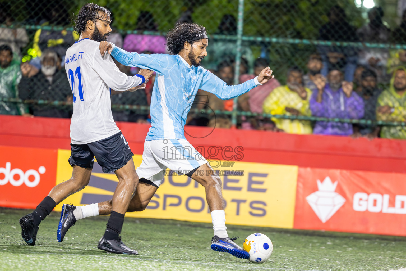 K Gaafaru vs K Maafushi in Day 10 of Golden Futsal Challenge 2025 was held on Tuesday, 14th January 2025, in Hulhumale', Maldives Photos: Ismail Thoriq / images.mv