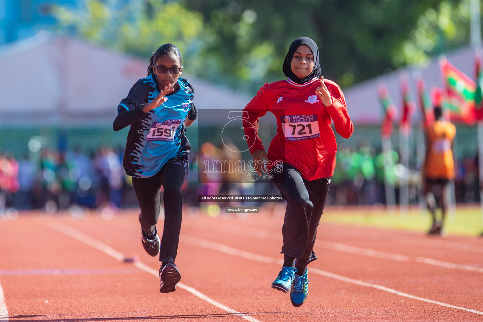 Day 1 of Inter-School Athletics Championship held in Male', Maldives on 22nd May 2022. Photos by: Maanish / images.mv