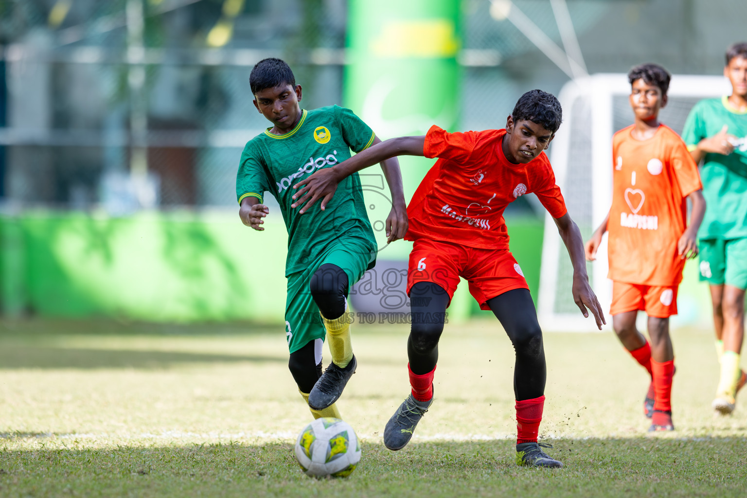 Day 4 of MILO Academy Championship 2024 (U-14) was held in Henveyru Stadium, Male', Maldives on Sunday, 3rd November 2024. Photos: Ismail Thoriq / Images.mv