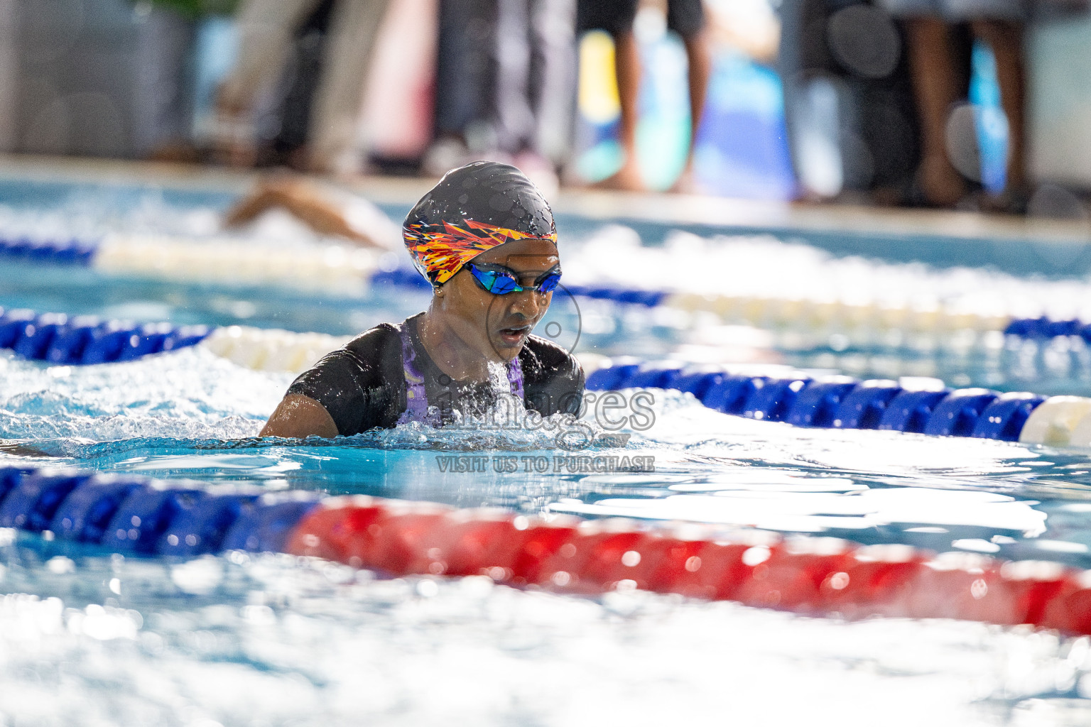 Day 5 of National Swimming Competition 2024 held in Hulhumale', Maldives on Tuesday, 17th December 2024. 
Photos: Hassan Simah / images.mv