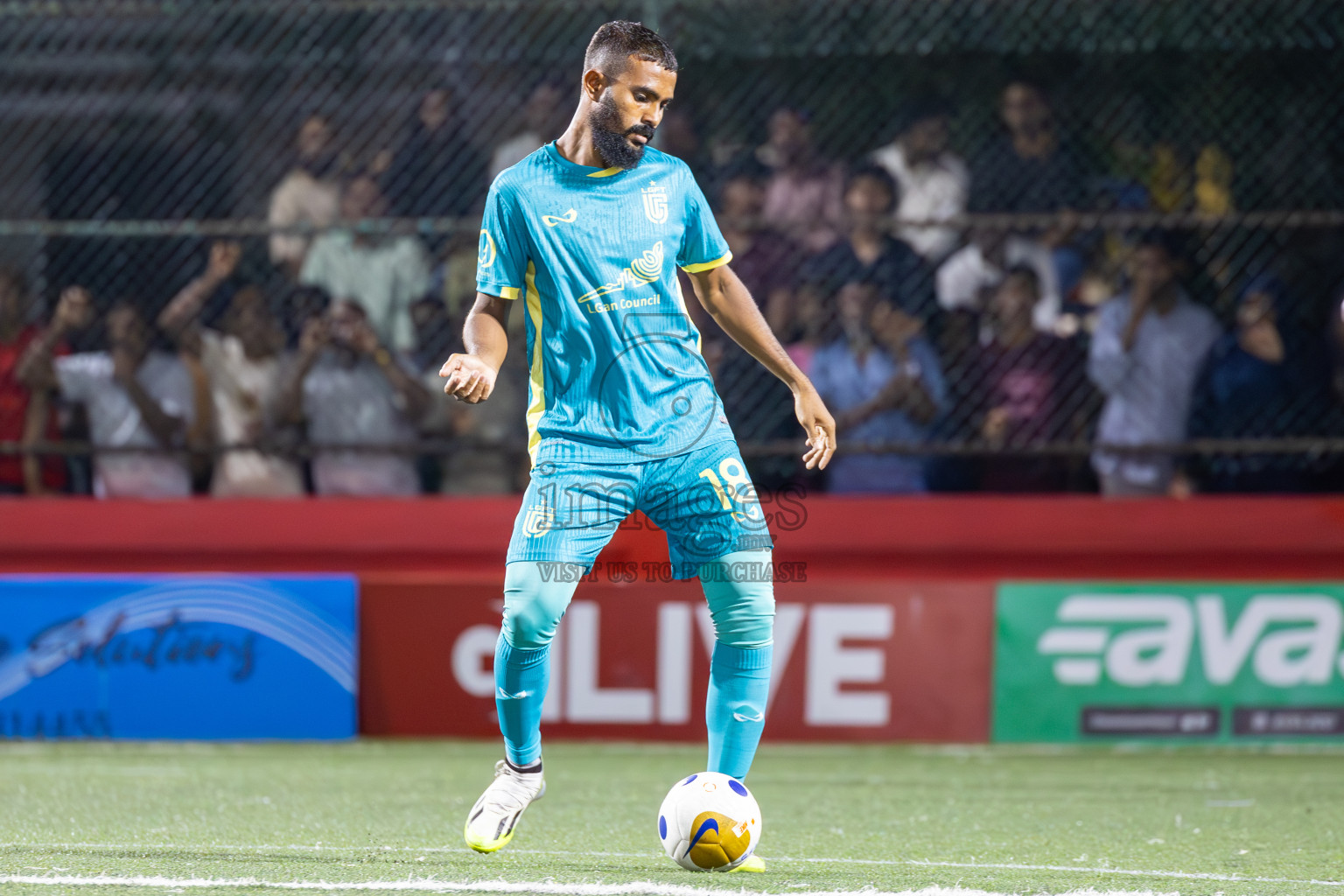 L Maavah VS L Gan in Day 8 of Golden Futsal Challenge 2025 was held on Sunday, 12th January 2025, in Hulhumale', Maldives
Photos: Ismail Thoriq / images.mv