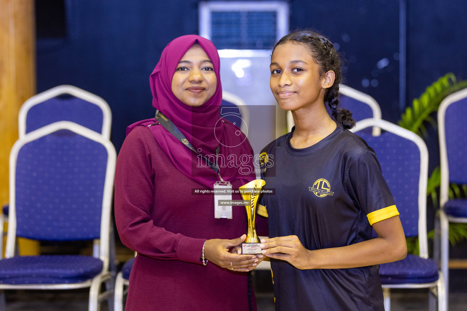 Day6 of 24th Interschool Netball Tournament 2023 was held in Social Center, Male', Maldives on 1st November 2023. Photos: Nausham Waheed / images.mv