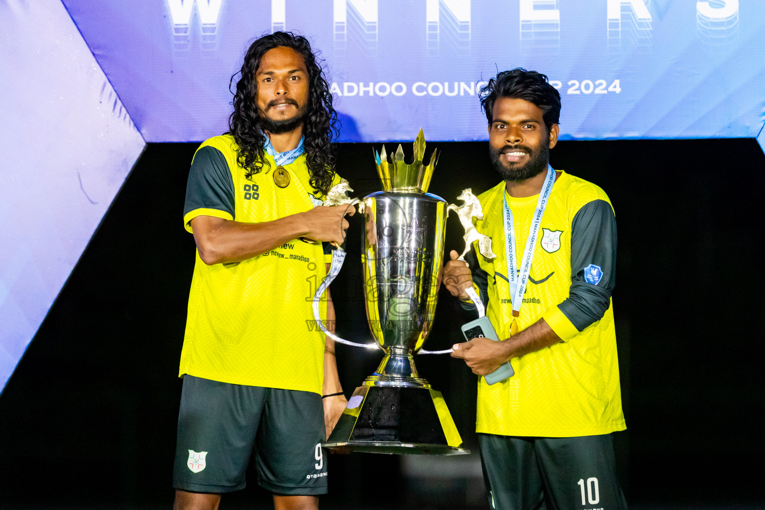 JT Sports vs Kanmathi Juniors from Final of Manadhoo Council Cup 2024 in N Manadhoo Maldives on Tuesday, 27th February 2023. Photos: Nausham Waheed / images.mv