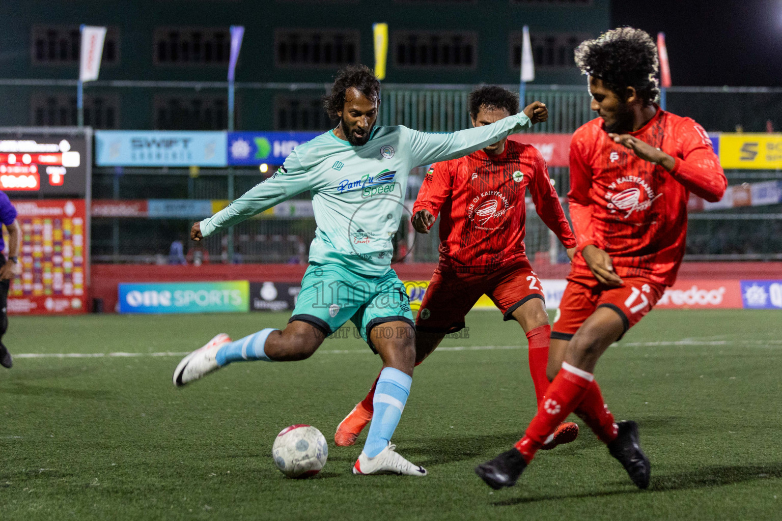 AA Thoddoo vs AA Feridhoo in Day 6 of Golden Futsal Challenge 2024 was held on Saturday, 20th January 2024, in Hulhumale', Maldives Photos: Nausham Waheed / images.mv