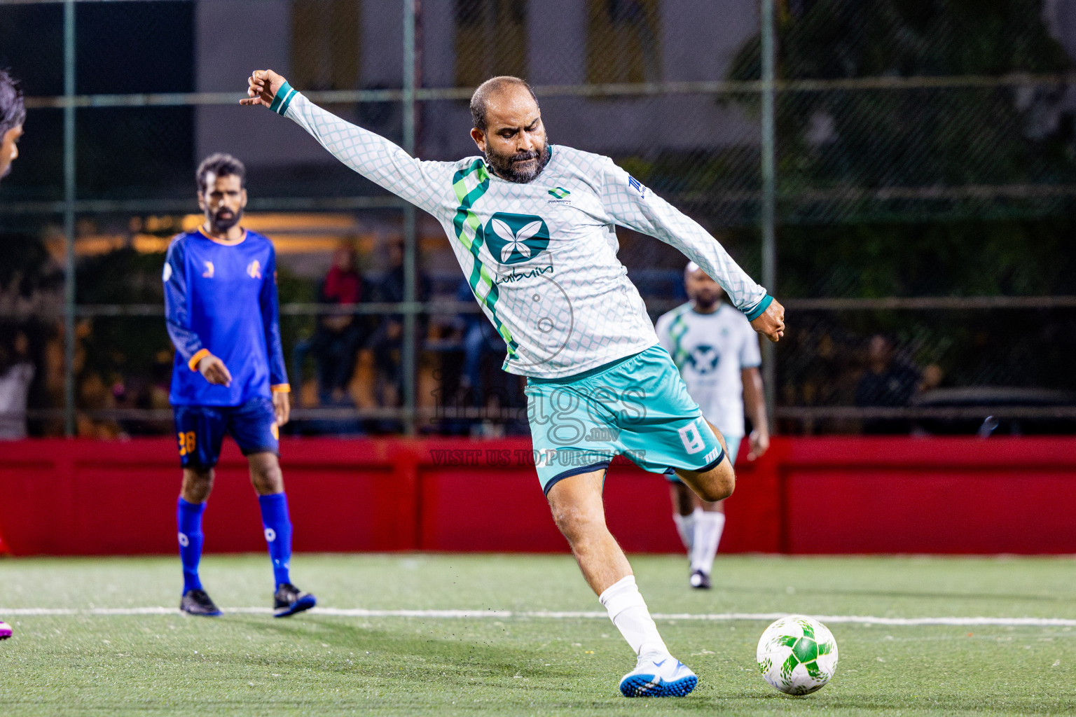 Dharumavantha vs Customs RC in Day 13 of Office League 2025 was held on Monday, 28th April 2025 in Hulhumale', Maldives. Photos: Nausham Waheed / images.mv