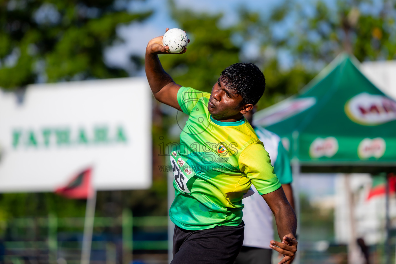 Day 2 of 12th Milo Association Championships was held in Ekuveni Track at Male', Maldives on Friday, 25th April 2025. Photos: Nausham Waheed / images.mv
