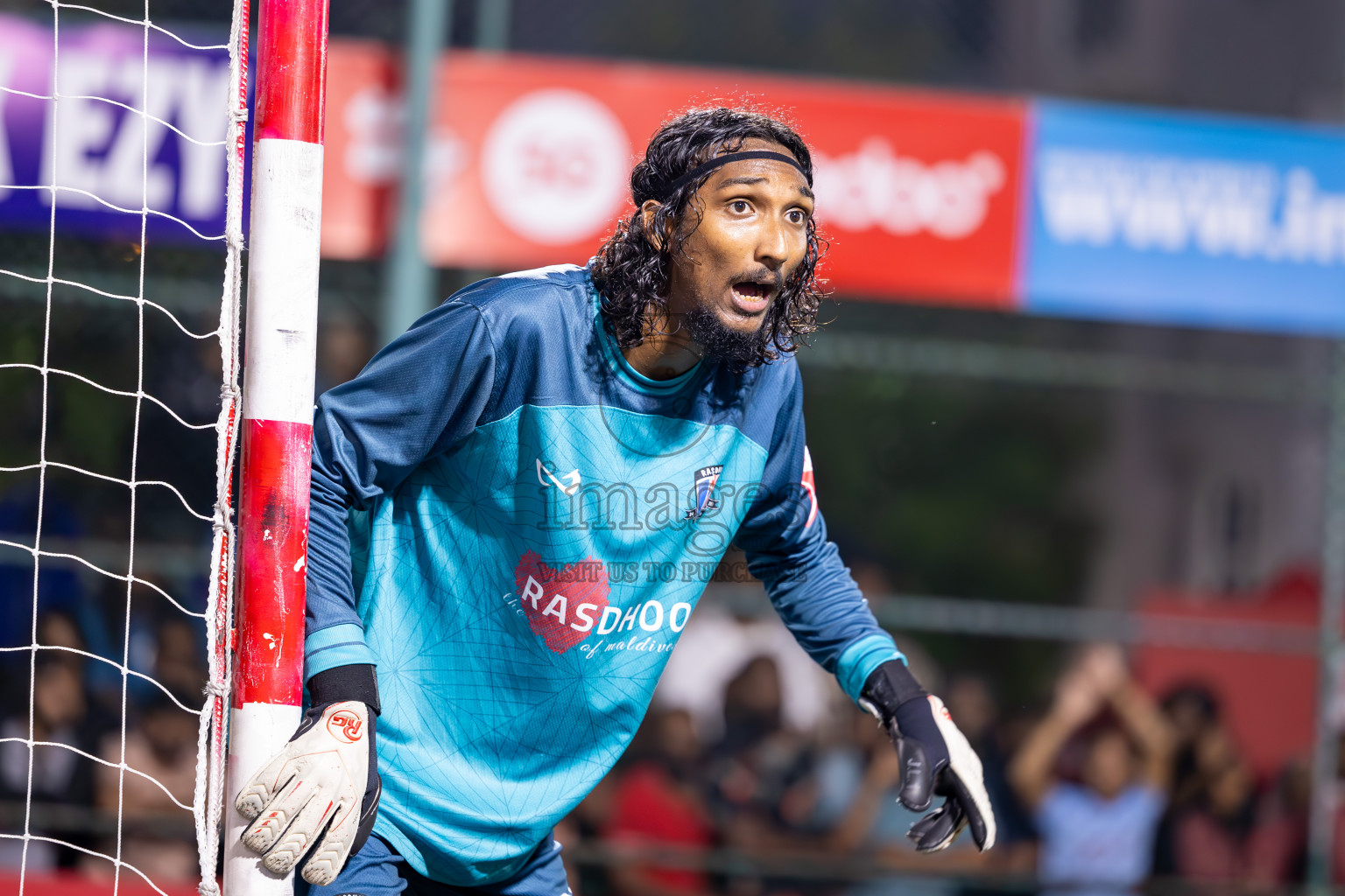 AA Mathiveri vs AA Rasdhoo in Day 15 of Golden Futsal Challenge 2025 was held on Sunday, 19th January 2025, in Hulhumale', Maldives. Photos: Ismail Thoriq / images.mv
