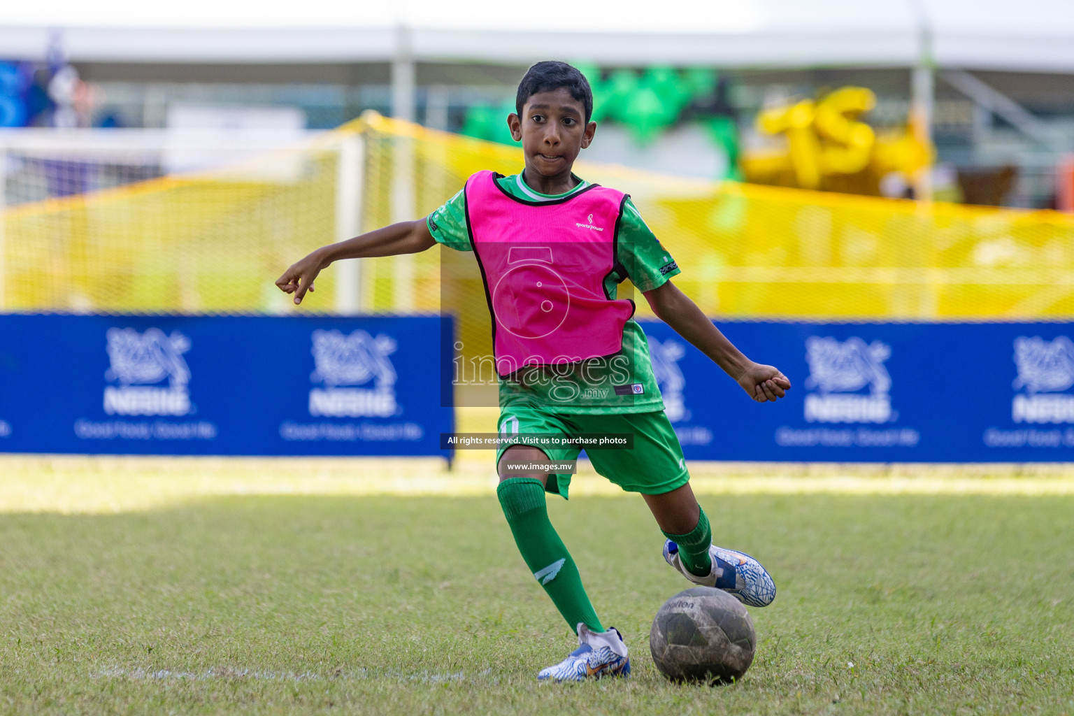 Nestle Kids Football Fiesta 2023 - Day 4
Day 4 of Nestle Kids Football Fiesta, held in Henveyru Football Stadium, Male', Maldives on Saturday, 14th October 2023 Photos: Nausham Waheed / images.mv