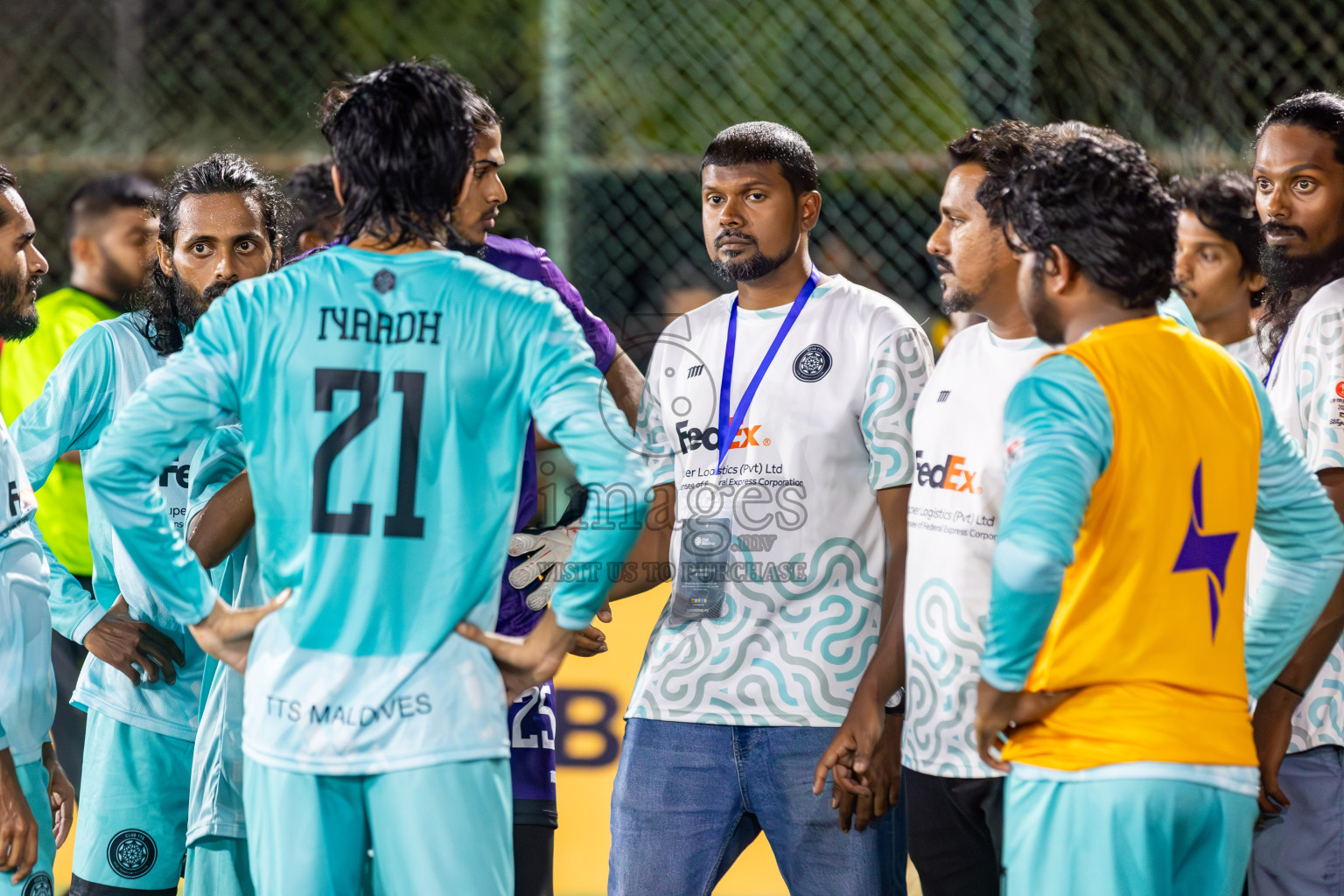 TEAM FSM vs CLUB TTS in Club Maldives Cup 2024 held in Rehendi Futsal Ground, Hulhumale', Maldives on Tuesday, 1st October 2024. Photos: Hassan Simah / images.mv