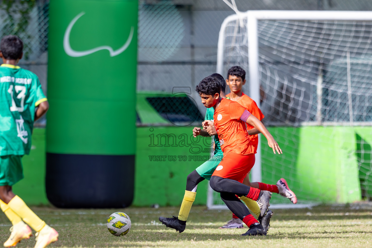 Day 4 of MILO Academy Championship 2024 (U-14) was held in Henveyru Stadium, Male', Maldives on Sunday, 3rd November 2024. Photos: Ismail Thoriq / Images.mv