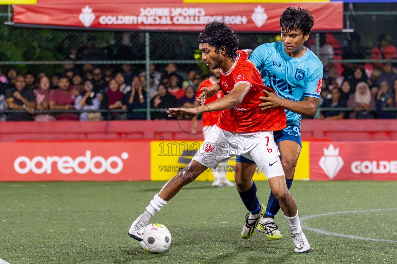 HA Utheemu vs HA Dhidhdhoo on Day 37 of Golden Futsal Challenge 2024 was held on Thursday, 22nd February 2024, in Hulhumale', Maldives
Photos: Ismail Thoriq / images.mv