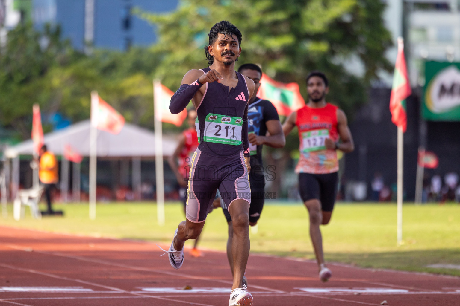 Day 2 of 33rd National Athletics Championship was held in Ekuveni Track at Male', Maldives on Friday, 6th September 2024.
Photos: Ismail Thoriq  / images.mv