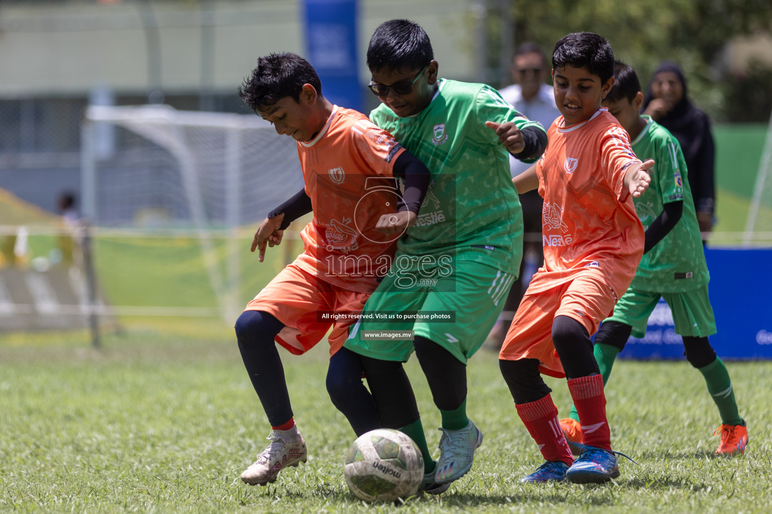 Day 1 of Nestle kids football fiesta, held in Henveyru Football Stadium, Male', Maldives on Wednesday, 11th October 2023 Photos: Shut Abdul Sattar/ Images.mv