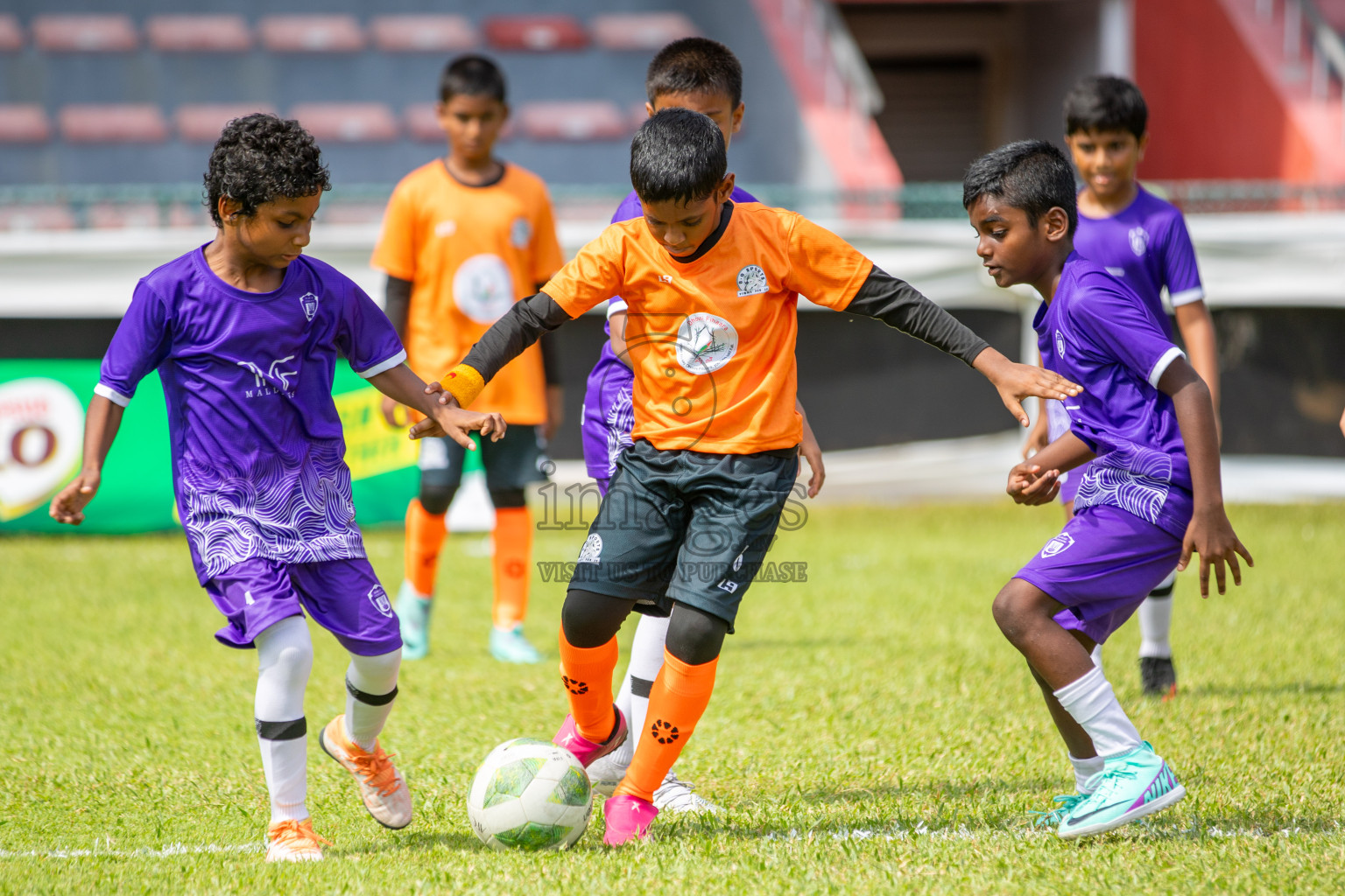 Day 2 of Under 10 MILO Academy Championship 2024 was held at National Stadium in Male', Maldives on Friday, 27th April 2024. Photos: Mohamed Mahfooz Moosa / images.mv