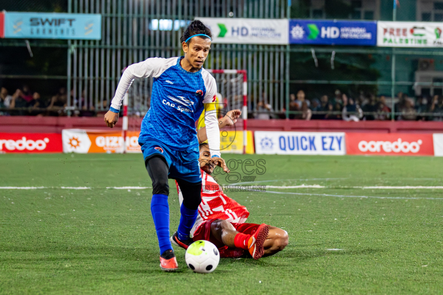 M. Mulak vs M. Naalaafushi in Meemu Atoll Final on Day 30 of Golden Futsal Challenge 2024, held on Tuesday , 14th February 2024 in Hulhumale', Maldives 
Photos: Hassan Simah / images.mv