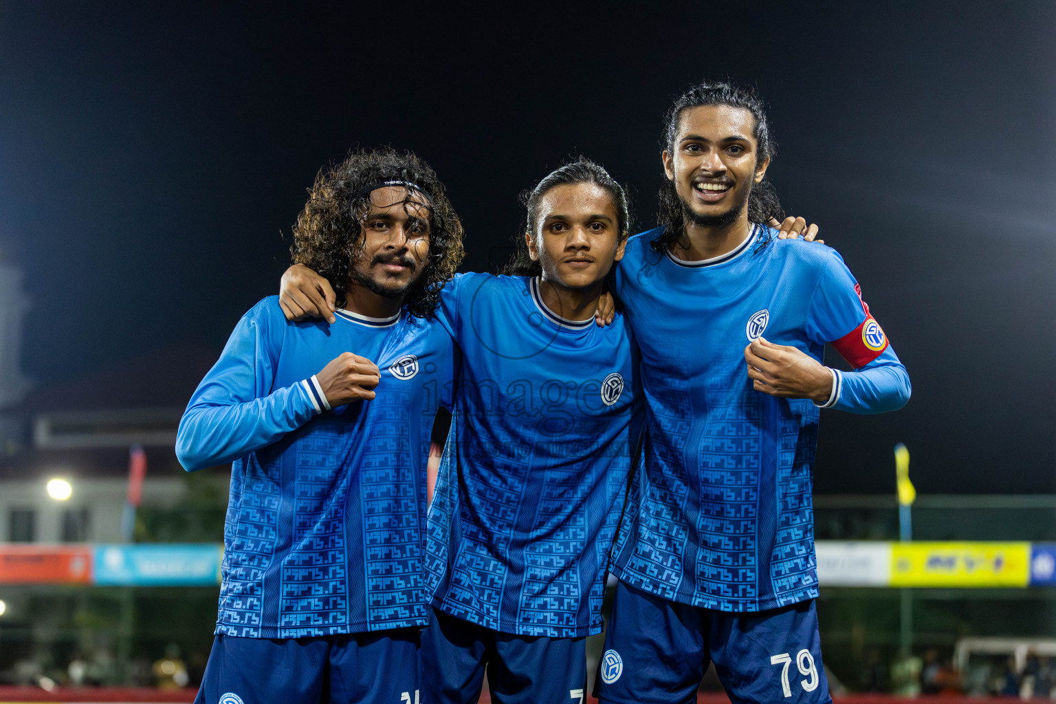 GA Gemanafushi vs GA Maamendhoo in Day 19 of Golden Futsal Challenge 2024 was held on Friday, 2nd February 2024 in Hulhumale', Maldives Photos: Nausham Waheed / images.mv