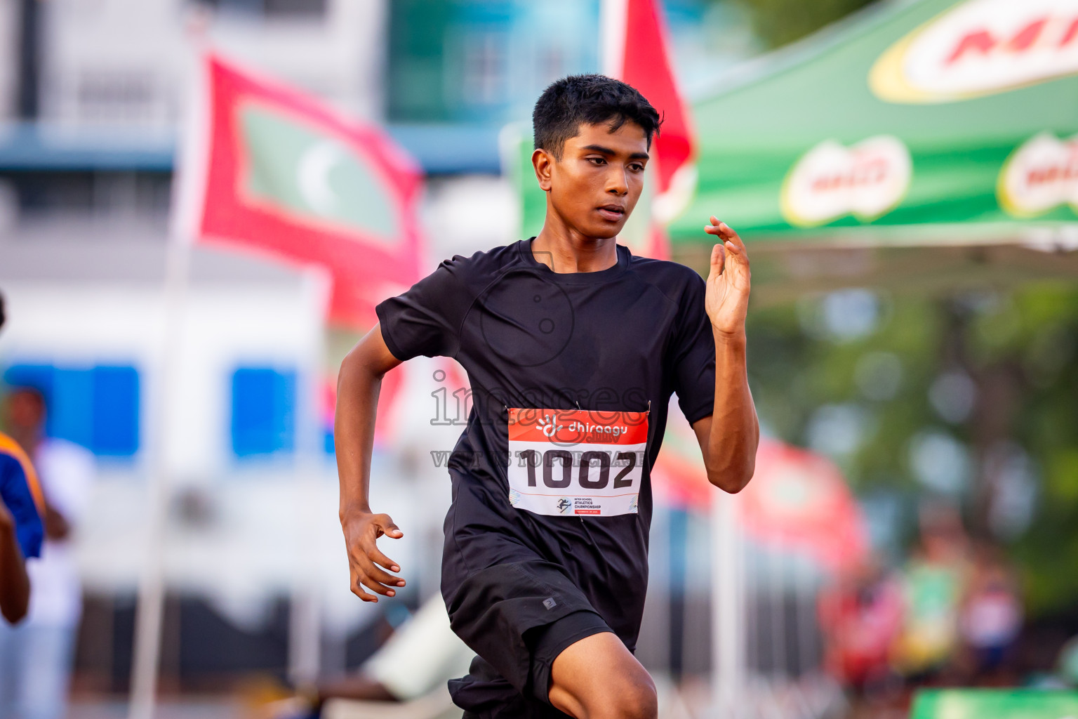 Day 3 of Inter-school Athletics Championship 2025 held in Ekuveni Synthetic Track, Male', Maldives on Wednesday, 08th October 2025. Photos by: Nausham Waheed / Images.mv
