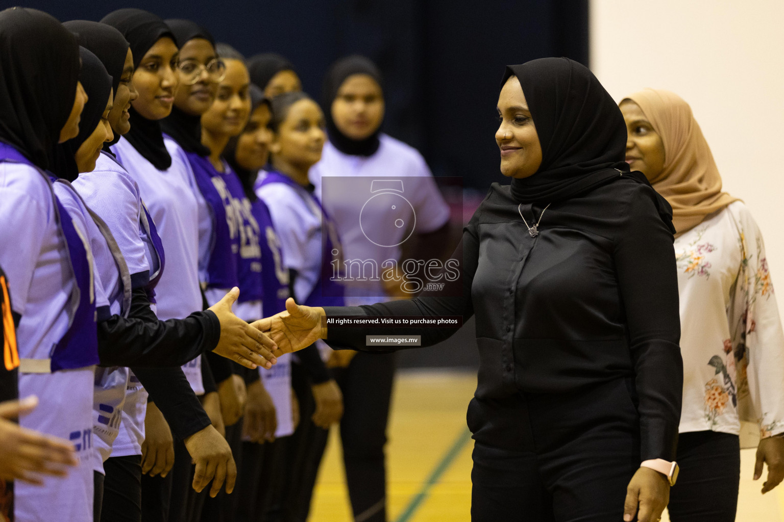 Club Matrix vs VYANSA in the Milo National Netball Tournament 2022 on 20 July 2022, held in Social Center, Male', Maldives. Photographer: Shuu / Images.mv