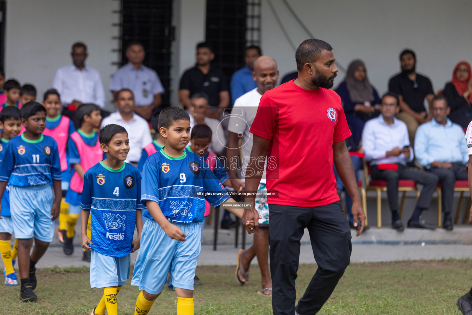 Day 1 of Nestle kids football fiesta, held in Henveyru Football Stadium, Male', Maldives on Wednesday, 11th October 2023 Photos: Shut Abdul Sattar/ Images.mv