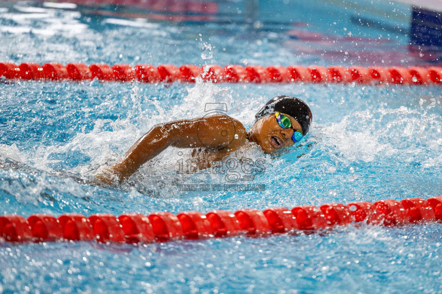 Day 4 of National Swimming Competition 2024 held in Hulhumale', Maldives on Monday, 16th December 2024. 
Photos: Hassan Simah / images.mv