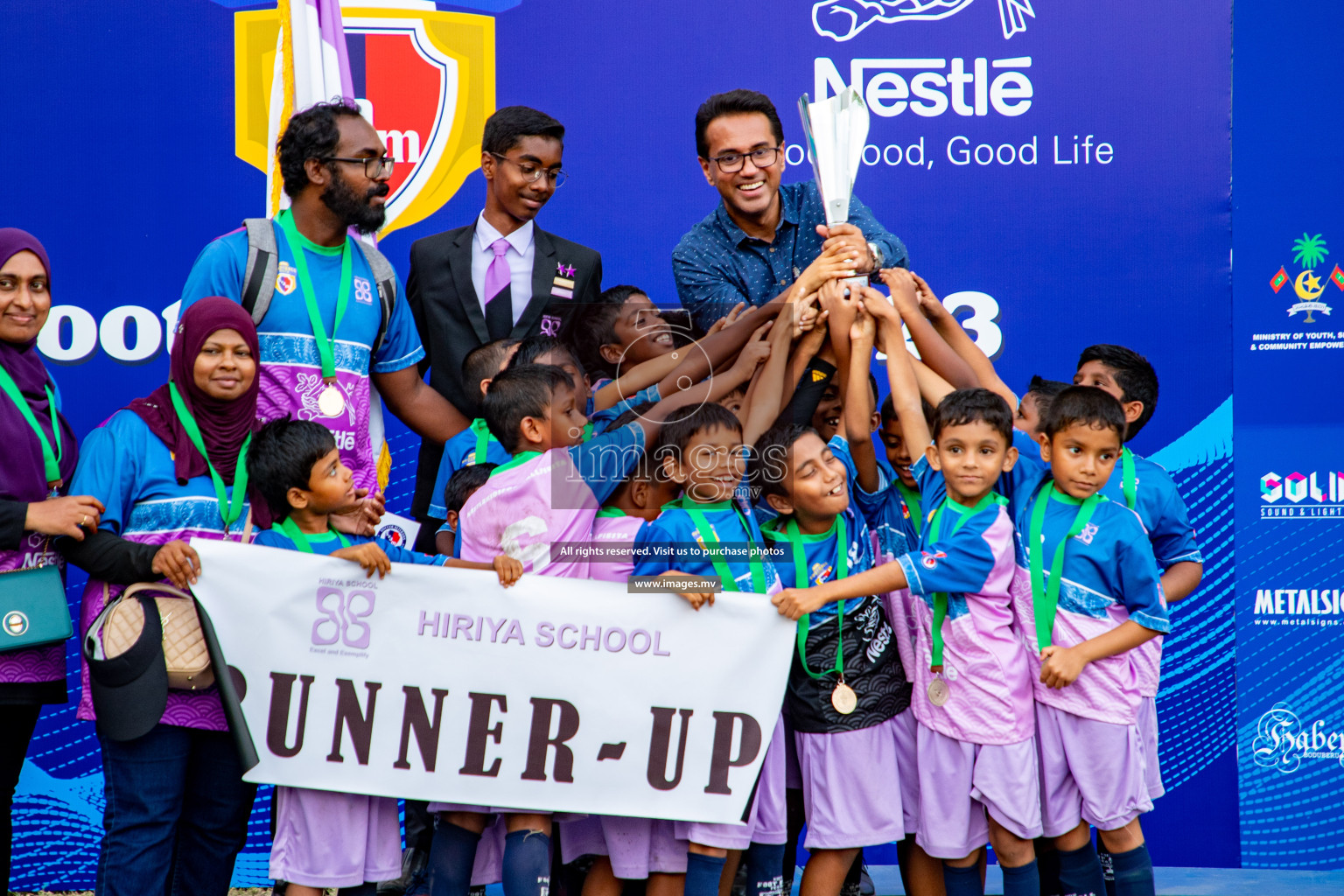 Finals & Closing Ceremony of Nestlé Kids Football Fiesta 2023 held in Male', Maldives on 25 February 2023