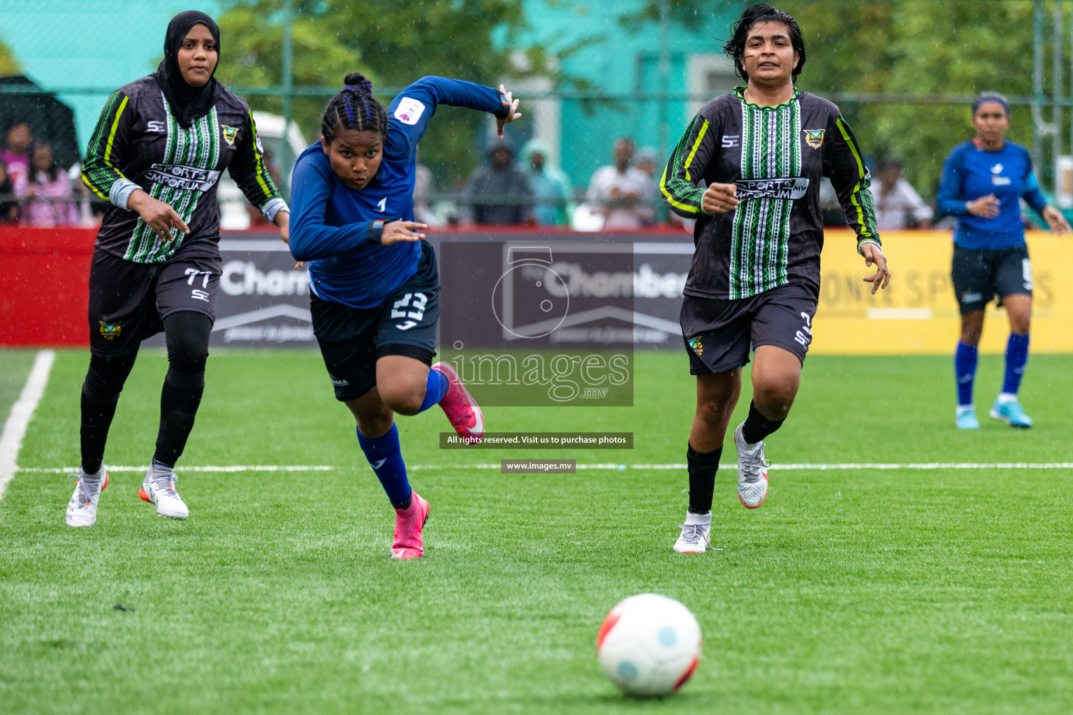 WAMCO vs Team Fenaka in Eighteen Thirty Women's Futsal Fiesta 2022 was held in Hulhumale', Maldives on Friday, 14th October 2022. Photos: Hassan Simah / images.mv