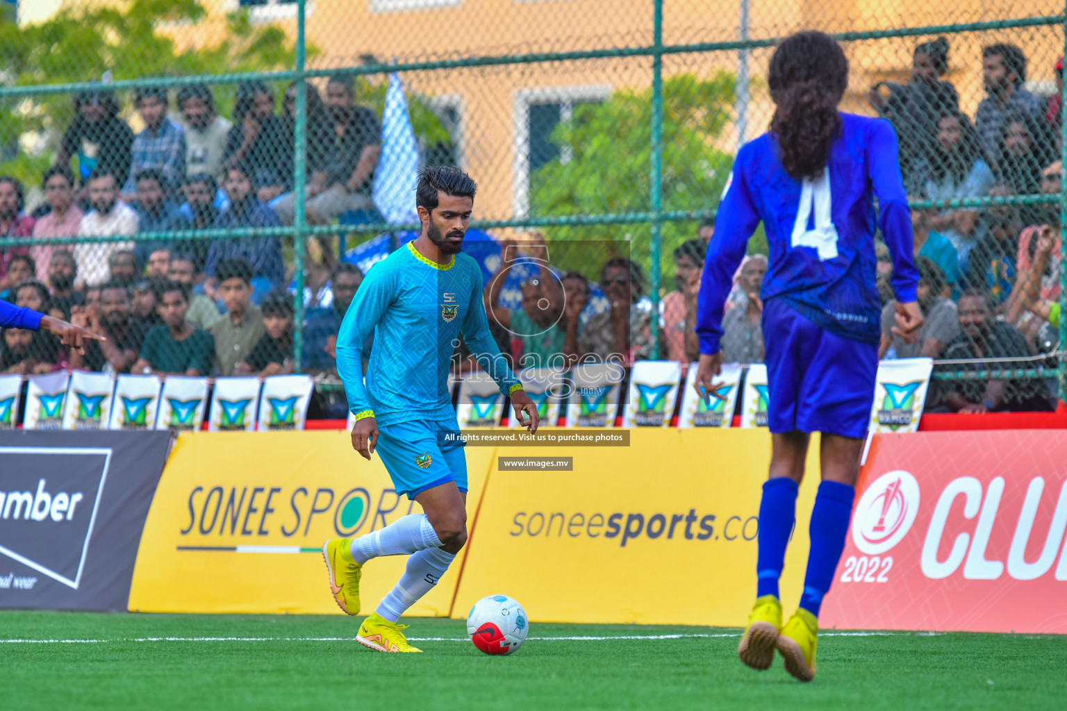 WAMCO vs TEAM MTCC in Club Maldives Cup 2022 was held in Hulhumale', Maldives on Saturday, 8th October 2022. Photos: Nausham Waheed / images.mv