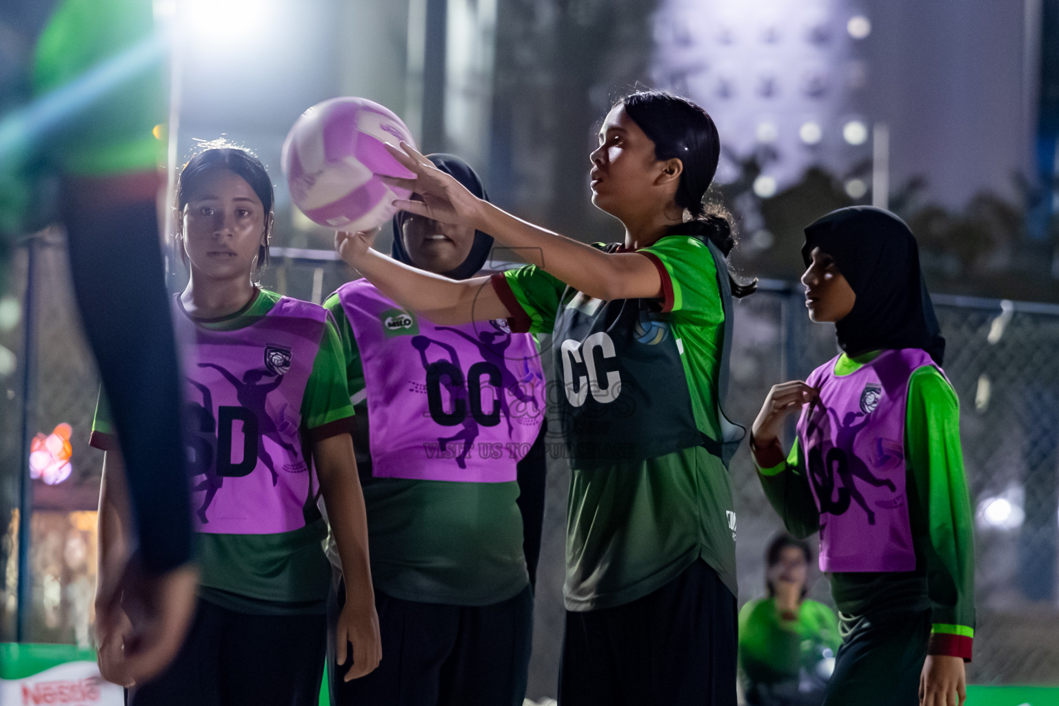 Day 2 of MILO Netball Fest 2025 was held in Cental Park, Hulhumale', Maldives on Friday, 21st November 2025. Photos: Nausham Waheed / images.mv