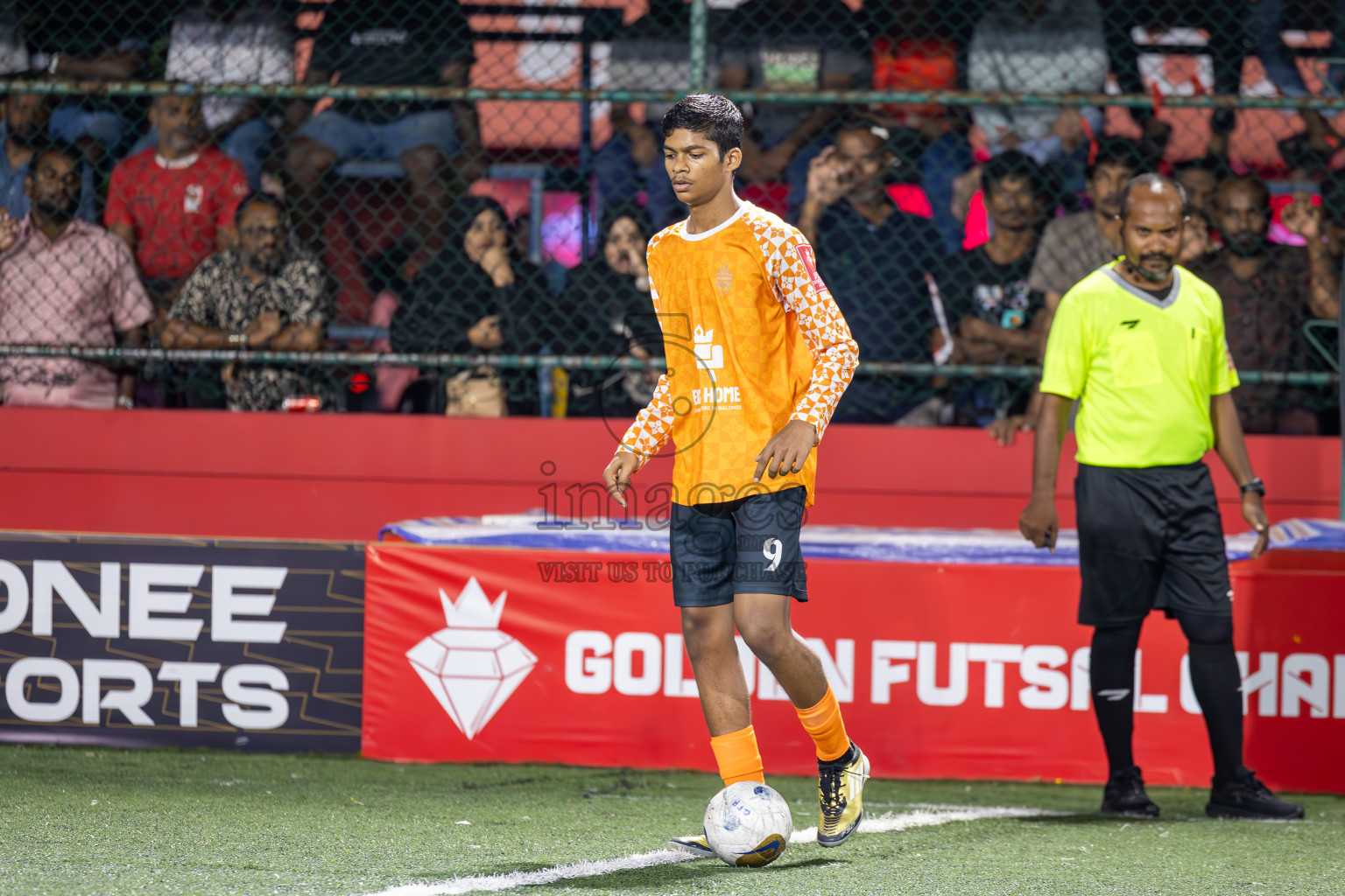 ADh Hangnaameedhoo vs ADh Kunburudhoo in Day 15 of Golden Futsal Challenge 2025 was held on Sunday, 19th January 2025, in Hulhumale', Maldives. Photos: Ismail Thoriq / images.mv