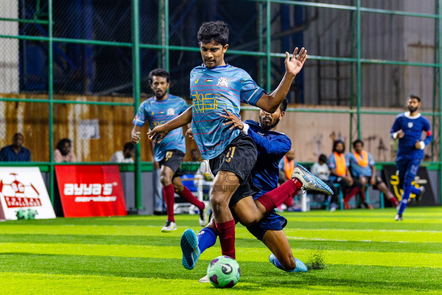 BG New Generation vs Escolar FC in Day 7 of BG Futsal Challenge 2024 was held on Monday, 18th March 2024, in Male', Maldives Photos: Nausham Waheed / images.mv