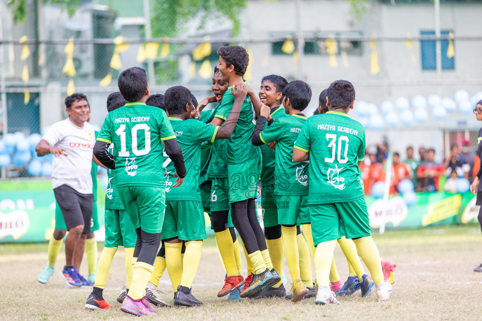 Final Day  of MILO Academy Championship 2024 - U12 was held at Henveiru Grounds in Male', Maldives on Thursday, 7th July 2024. Photos: Shuu Abdul Sattar / images.mv