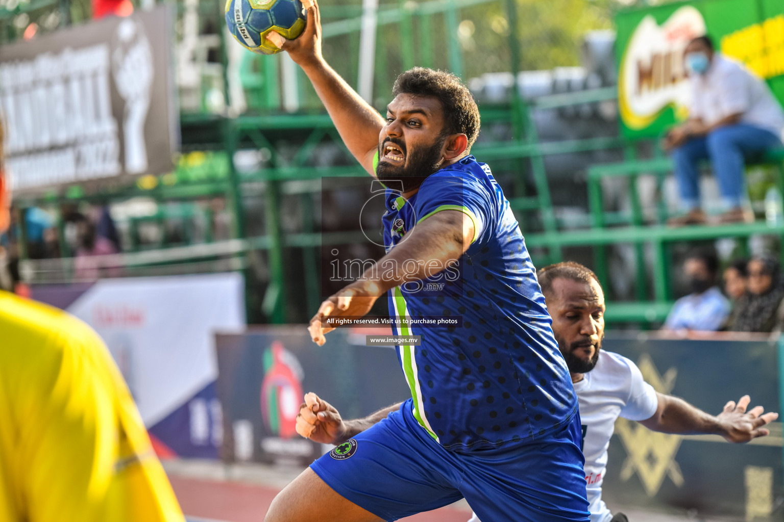 Day 7 of MILO 6th Inter Office Handball Tournament 2022 Photos by Nausham waheed