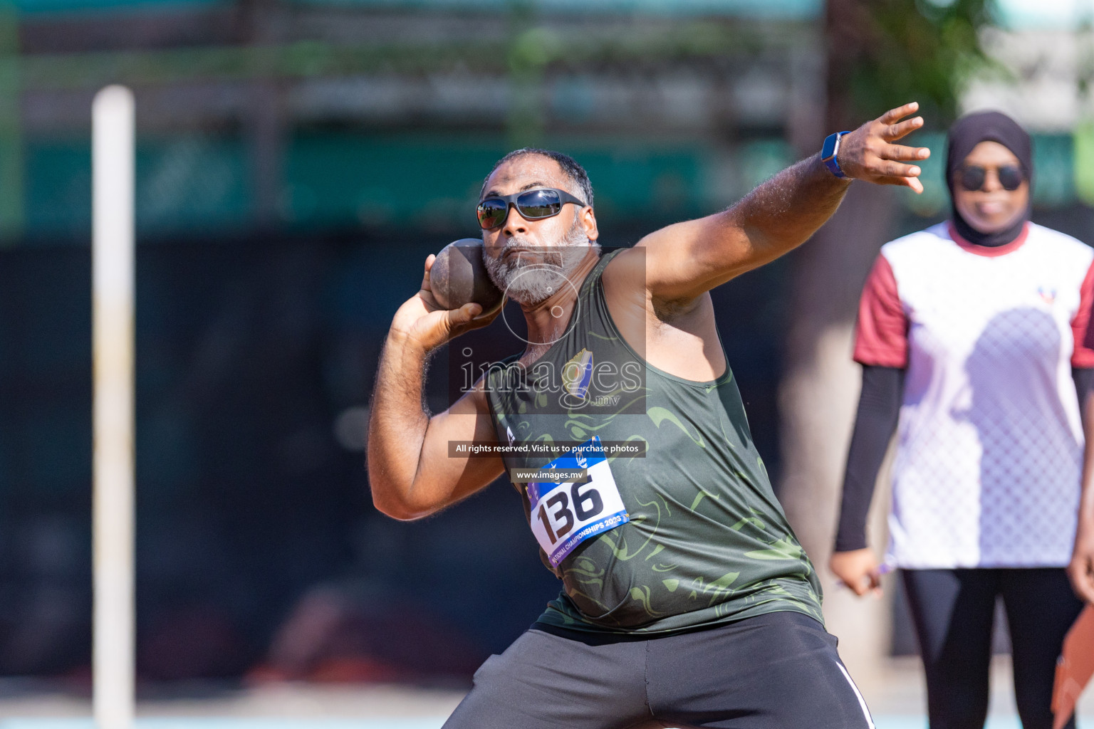 Day 2 of National Athletics Championship 2023 was held in Ekuveni Track at Male', Maldives on Saturday, 25th November 2023. Photos: Nausham Waheed / images.mv